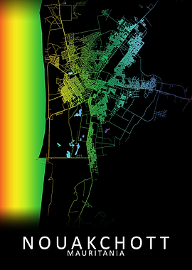 Nouakchott Mauritania Map