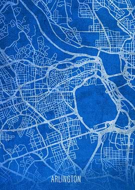 Arlington City Street Map