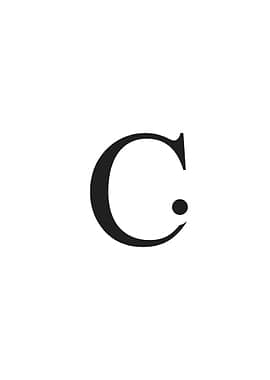 Alphabet letter C