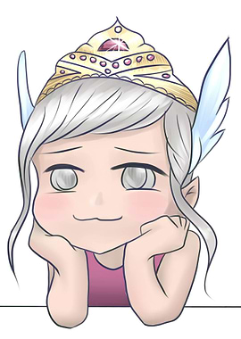 Fantasy chibi cute girl