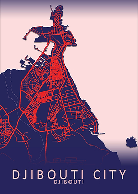 Djibouti City Map