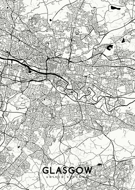 Glasgow map whities