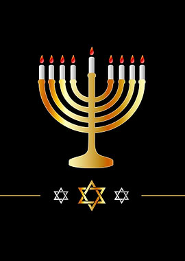 Happy Hanukkah poster