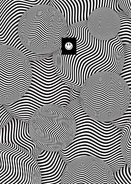 Trippy Rave Poster Art