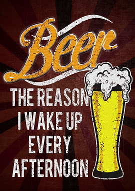 Beer reason to wake up