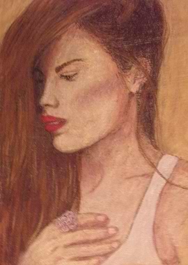 Red lips and wine sips