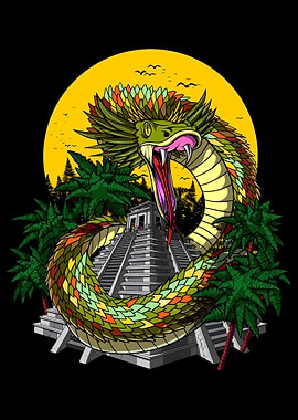 Quetzalcoatl Aztec Pyramid