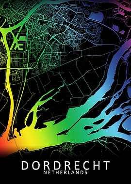 Dordrecht Netherlands Map