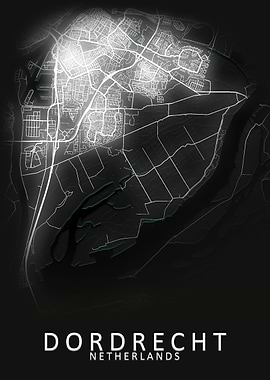 Dordrecht Netherlands Map