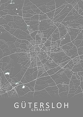 Gutersloh Germany City Map