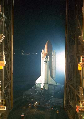 Space Shuttle Roll Out
