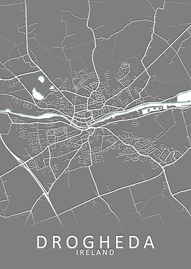 Drogheda Ireland City Map