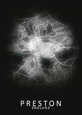 Preston England City Map