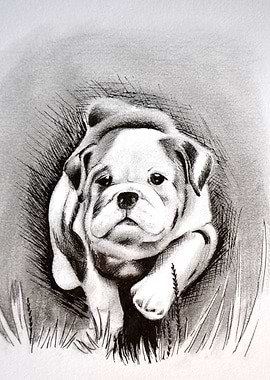 My best friend the bulldog