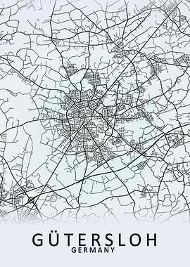 Gutersloh Germany City Map