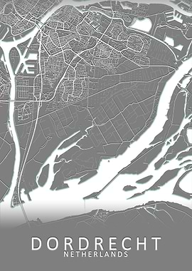 Dordrecht Netherlands Map