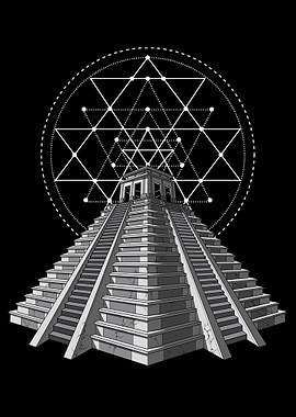 Aztec Mayan Pyramid