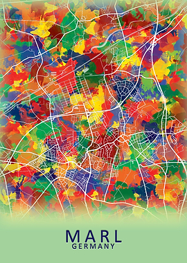 Marl Germany City Map