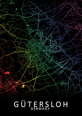 Gutersloh Germany City Map