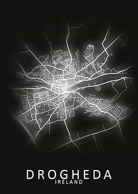 Drogheda Ireland City Map