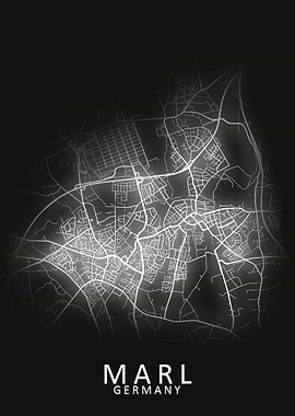 Marl Germany City Map