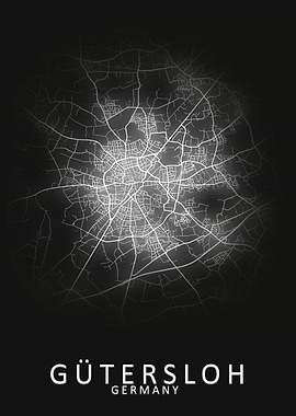 Gutersloh Germany City Map