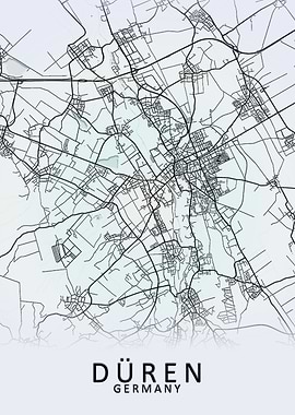 Duren Germany City Map