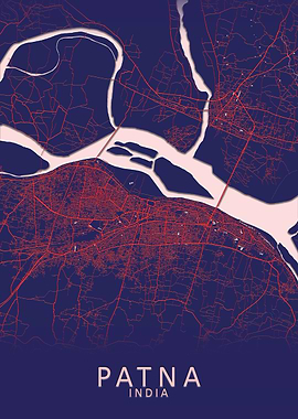 Patna India City Map