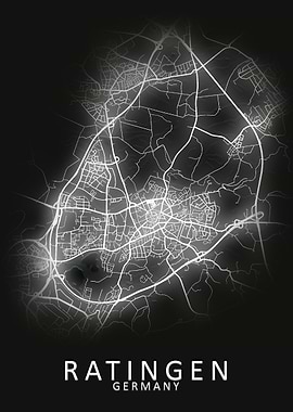 Ratingen Germany City Map