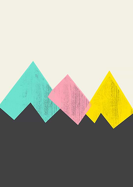 Pastel Mountains III