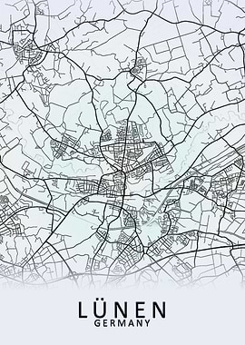 Lunen Germany City Map