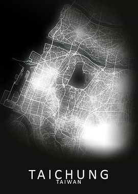 Taichung Taiwan City Map