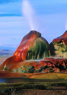 Geyser in Nevada