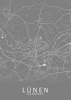 Lunen Germany City Map