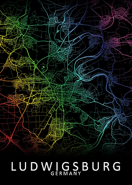 Ludwigsburg Germany Map