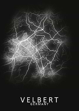 Velbert Germany City Map