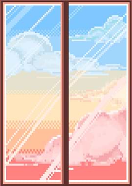 Pixel Dawn View