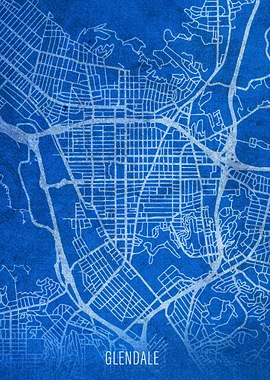 Glendale City Street Map