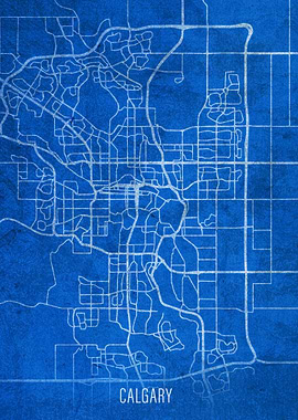 Calgary City Street Map