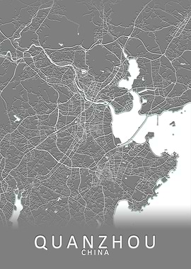 Quanzhou China City Map
