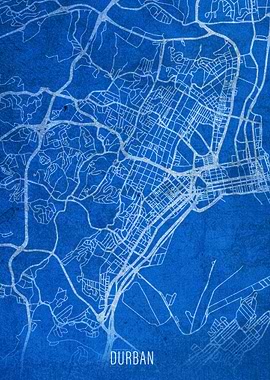 Durban City Street Map