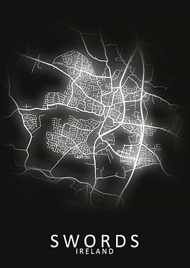 Swords Ireland City Map