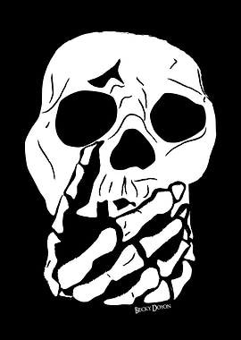 Speak No Evil Skull