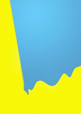 Abstract Yellow Blue