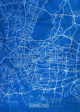 Guangzhou City Street Map
