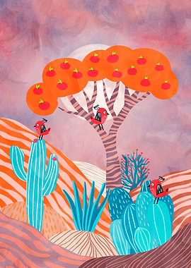 Fullmoon andthe appletree