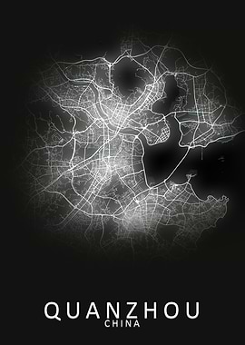 Quanzhou China City Map