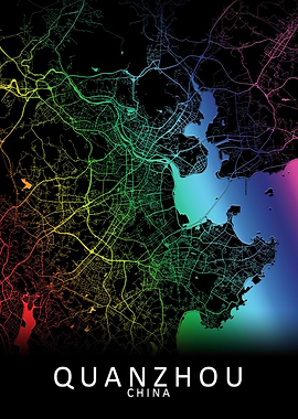 Quanzhou China City Map