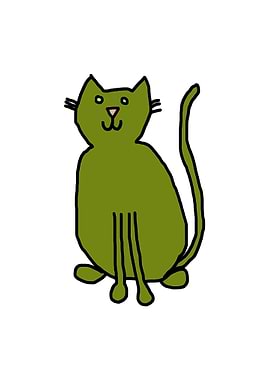 Green Cat