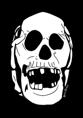 Hear No Evil Skull